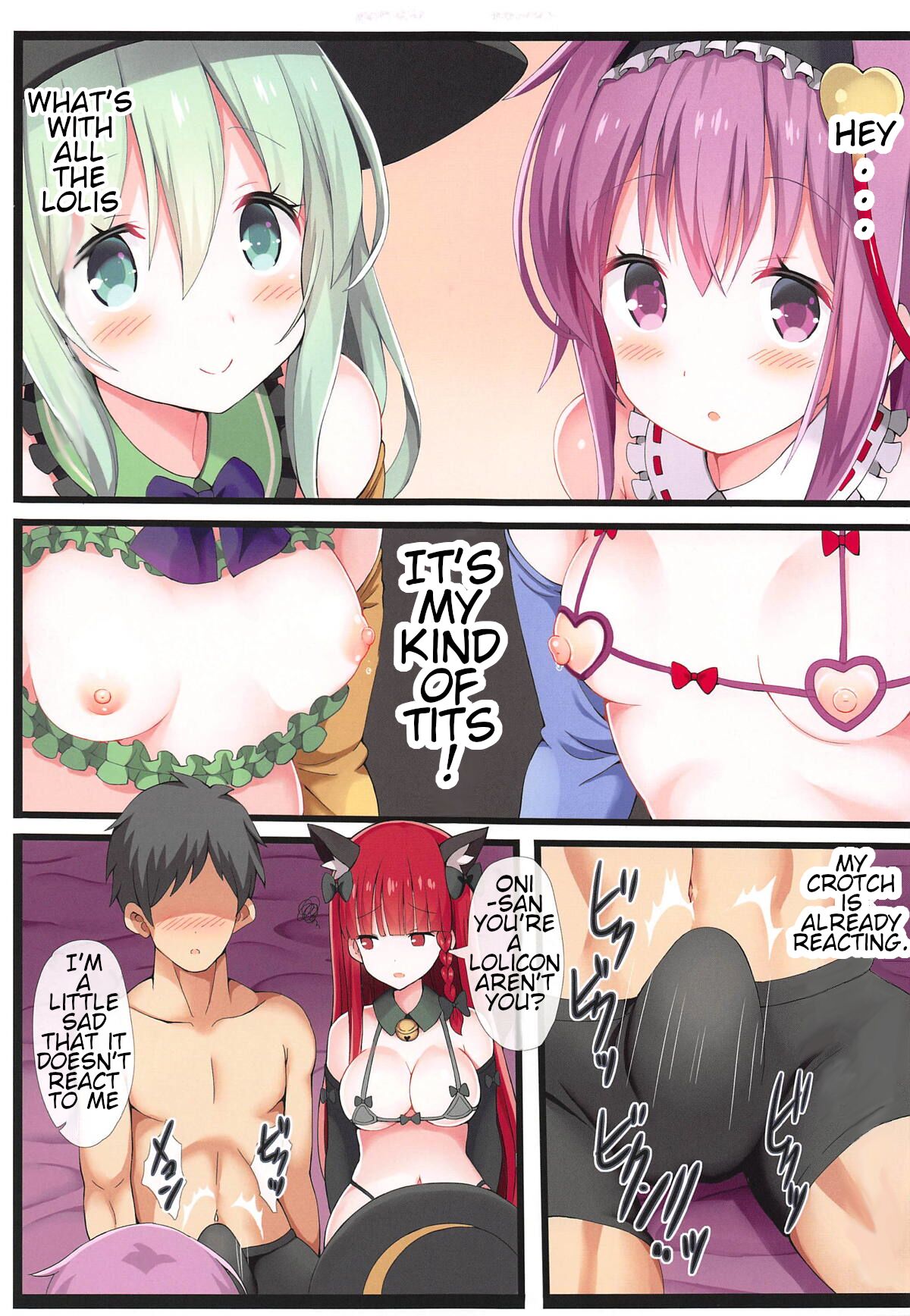 Komeiji Shimai no Docchi no Eroi Show | Komeji Sisters Ero Clothes Show page 8 full