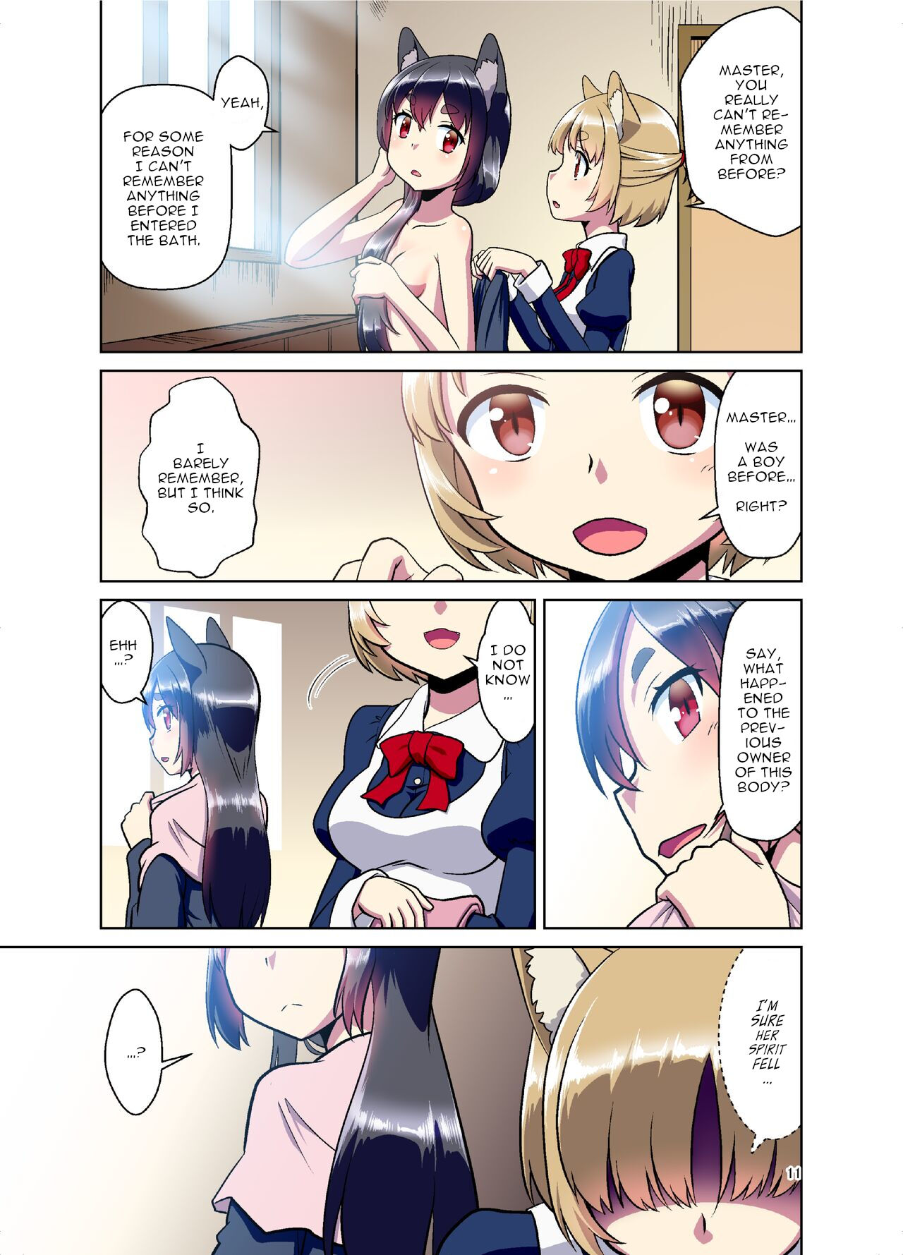 A story where I had become a girl with animal ears when I opened my eyes page 8 full