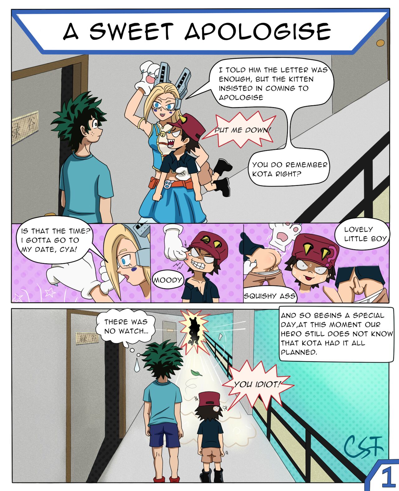 A Sweet apologise page 1 full