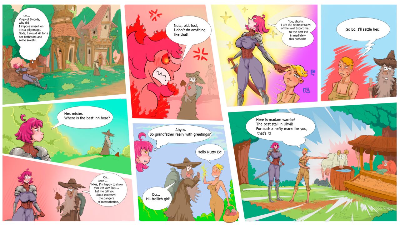 Katia and Dungeon quest! page 4 full