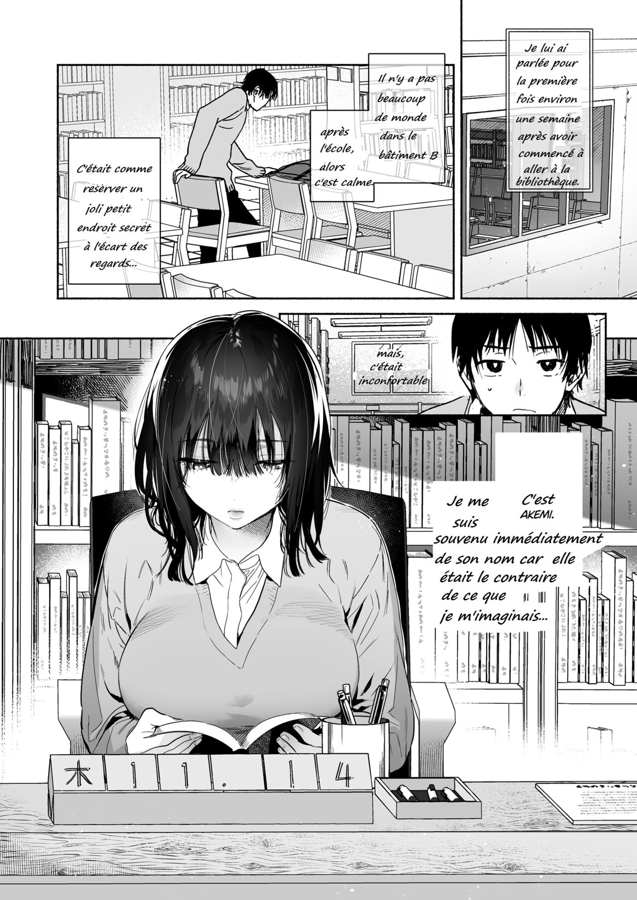 Mukuchi na Tosho Iin to Sex Zuke. page 12 full