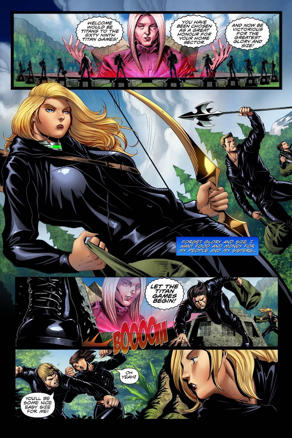 ZZZ Comics - Titan Games page 2 full