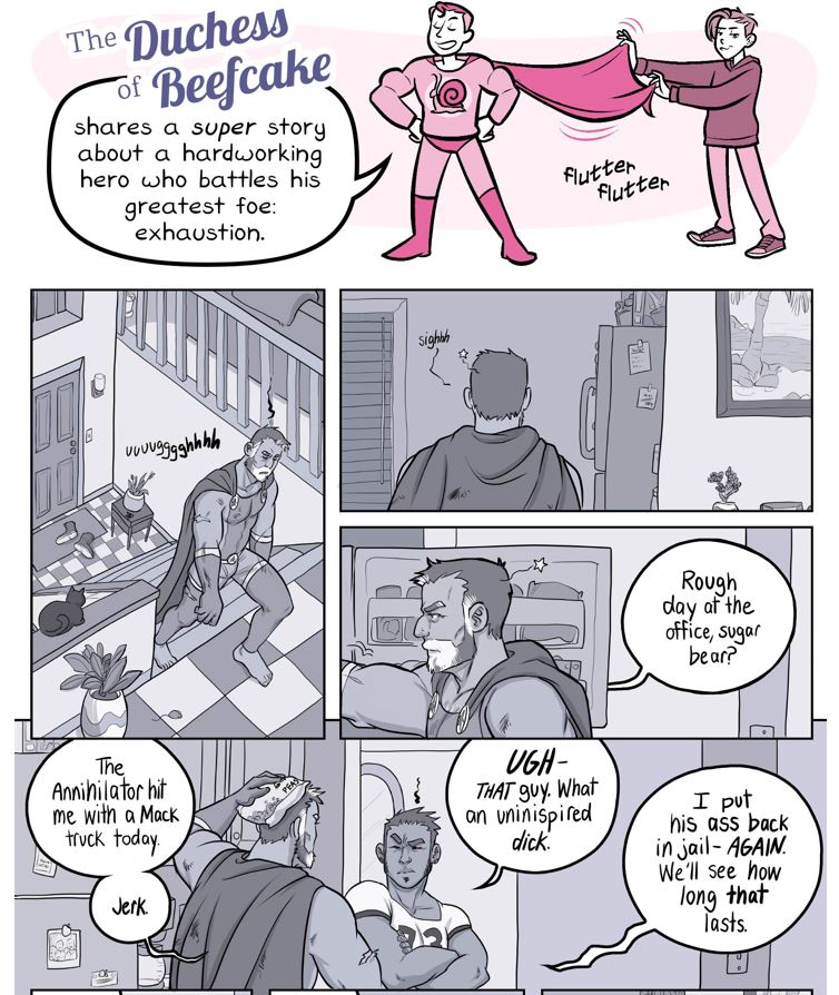 Superhero Spa page 1 full