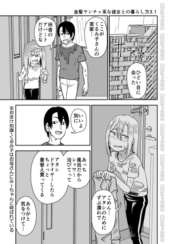 [Niramikko Koujou] Kinpatsu Yancha-kei na Kanojo to no Kurashikata 3.1 + Otouto de Otoko o Shirimashita 0.9 cover