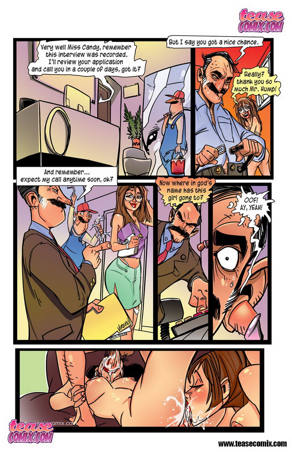 Tease Comix - Jenny needs a job page 10 full