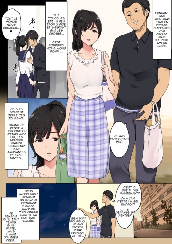 [Wakamatsu] Otto ga Shucchouchuu ni Koukoujidai no Motokare to Atteshimatta Hitozuma no Ohanashi [FRENCH] [Abs-Scan] cover