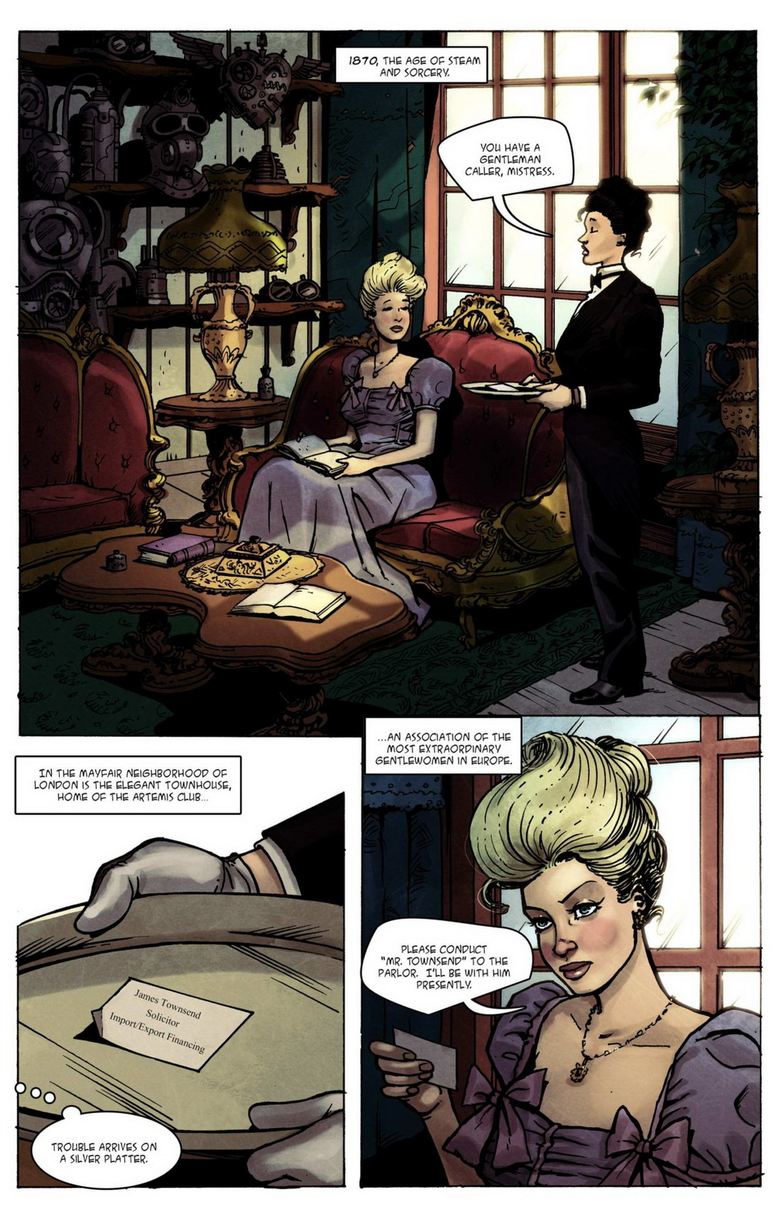 BotComics - Artemis Club- The Bountiful Gardens Affair page 2 full