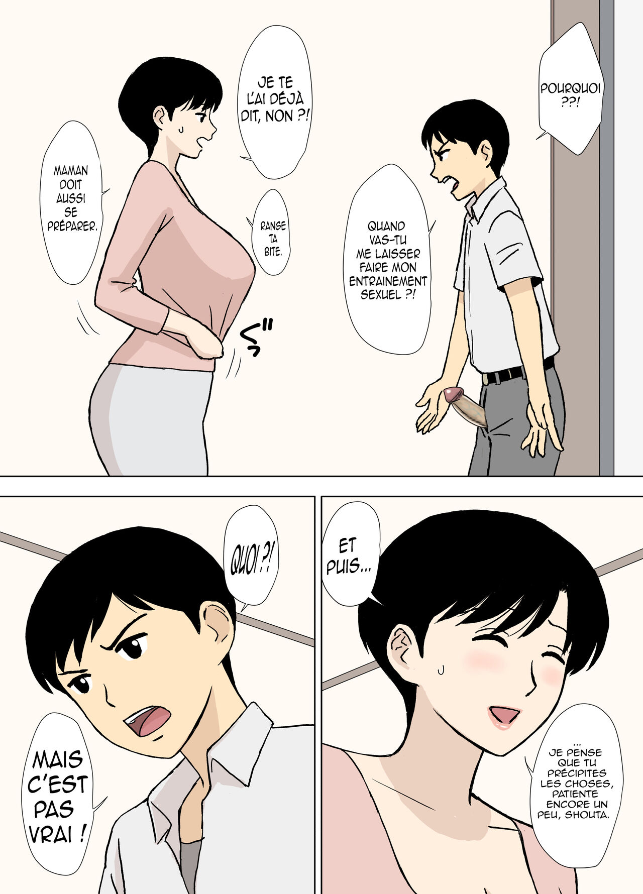 Mama to Ero Neri 2 ~Ikumi-san no Ero Neri Shuugyou~Entrainement Sexuel Avec Maman Part.2 page 6 full