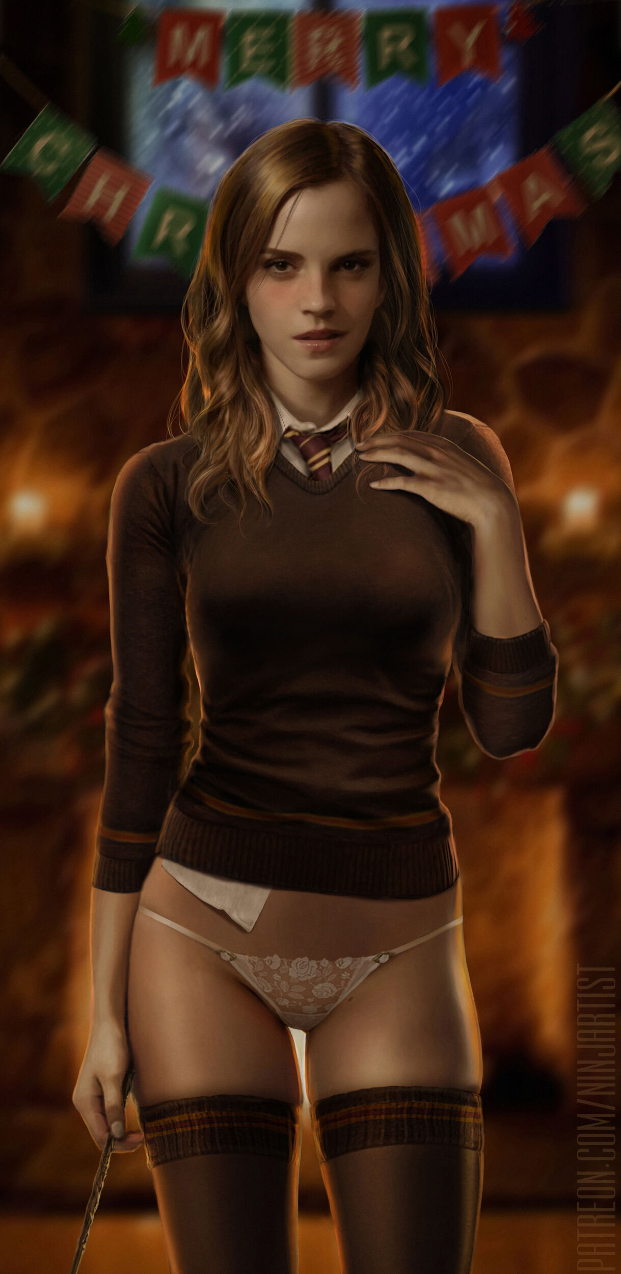 Christmas Hermione page 2 full
