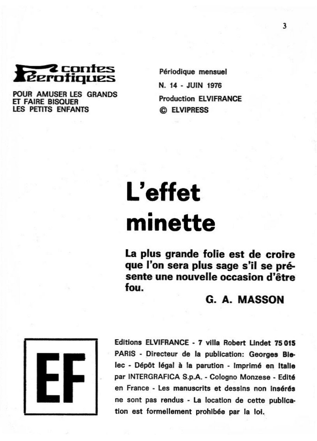 Contes Féerotiques 014 - L'Effet Minette page 3 full