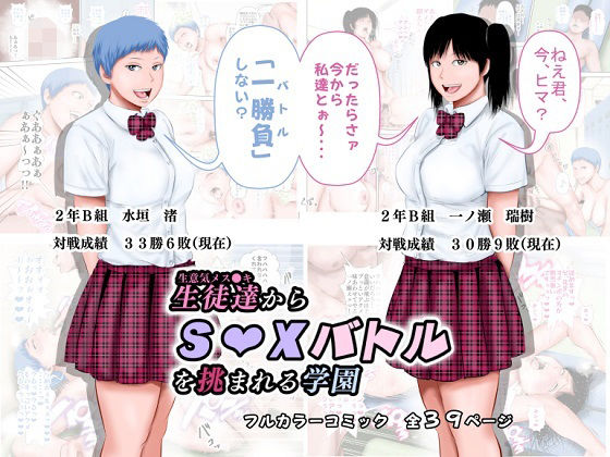 Namaiki Mesugaki kara SEX Battle o Idomareru Gakuen page 1 full