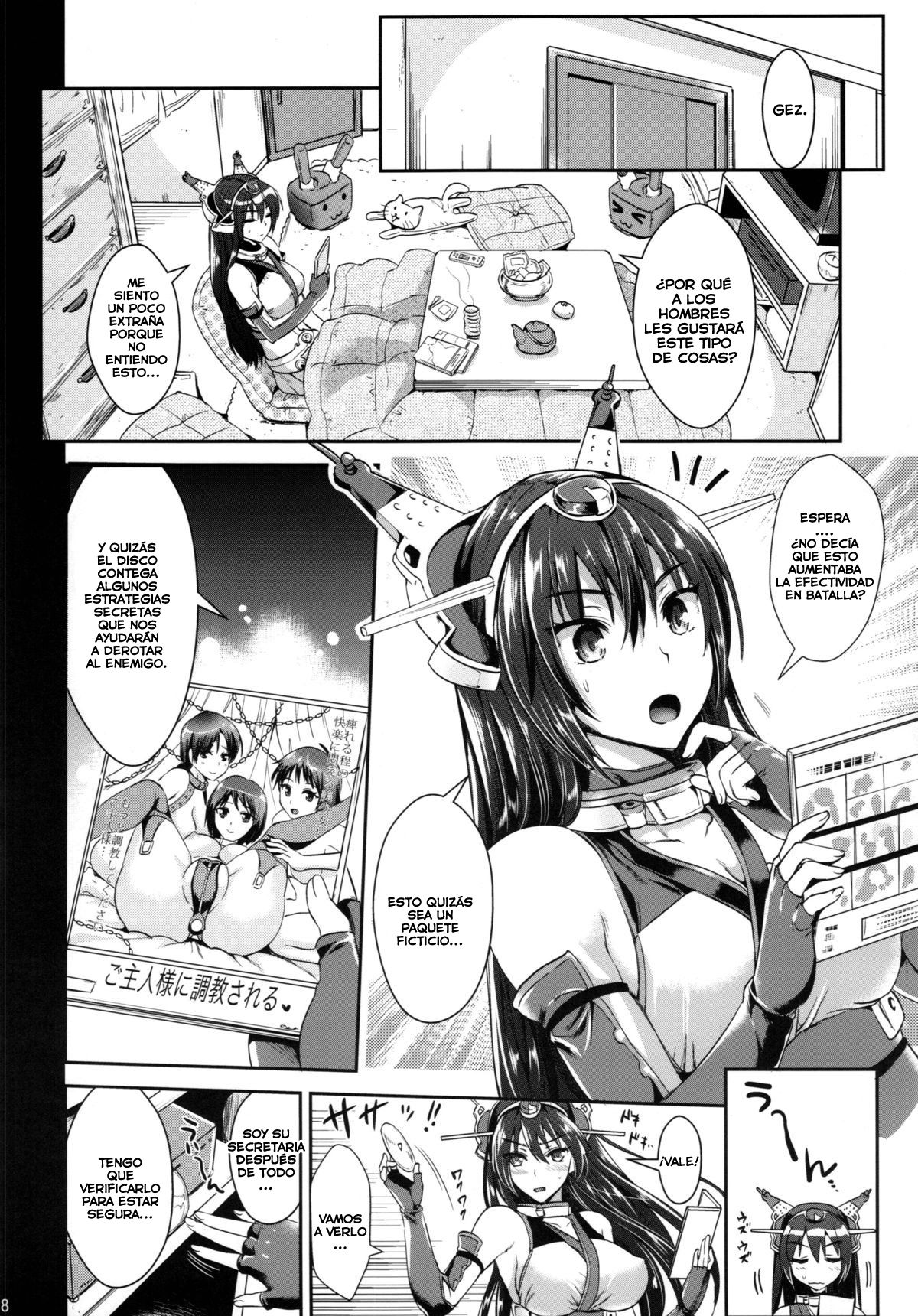 Senkan Nagato to Hentai Teitoku | Battleship Nagato and Perverted Admiral page 8 full
