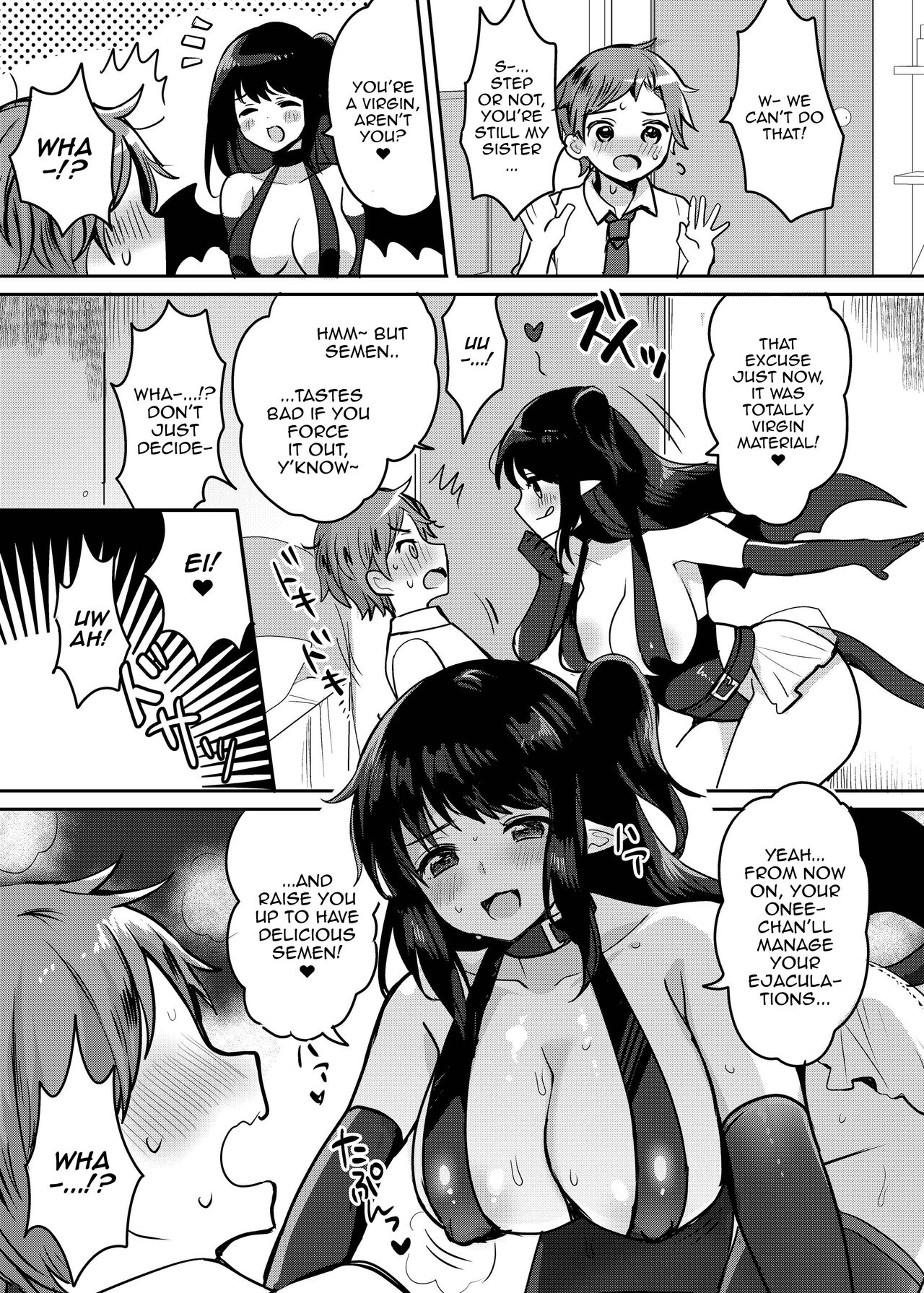 OneSuccu ~Onee-chan wa Dosukebe Succubus~ | OneSuccu ~Onee-chan Is a Lewd Succubus~ page 6 full