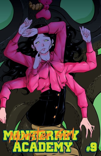 [Worky Zark] Monster Girl Academy Issue 9 cover