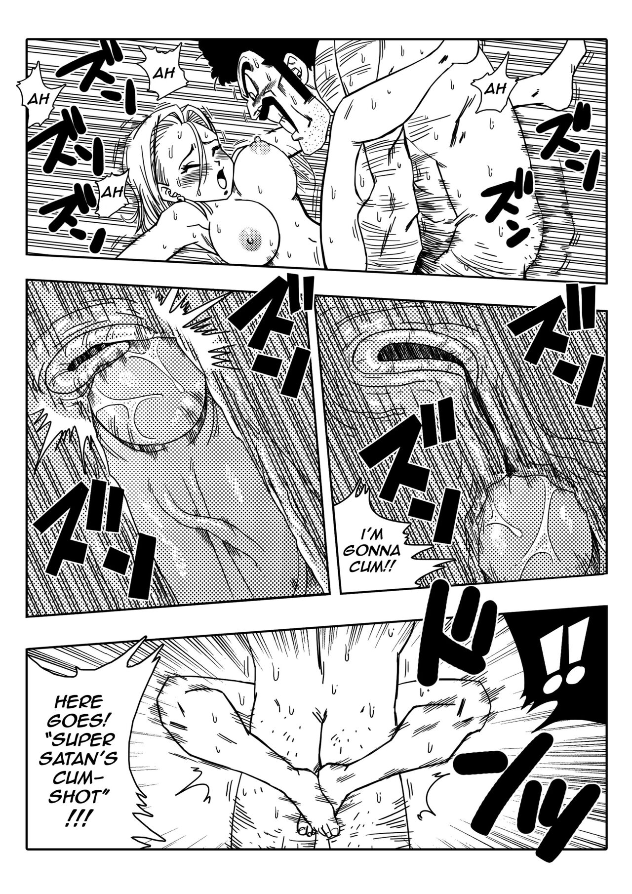 Mr. Satan vs Android N18 page 12 full
