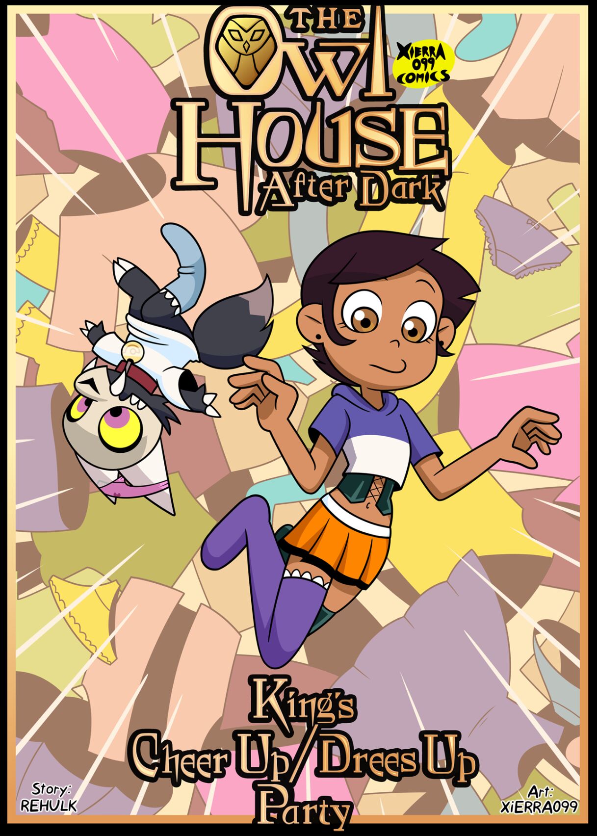 The Owl house - After Dark: King's Cheer up/Dress up party page 1 full