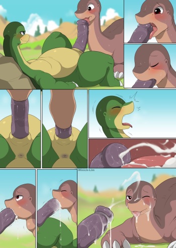 Winick-lim - Land Before Time Comics cover