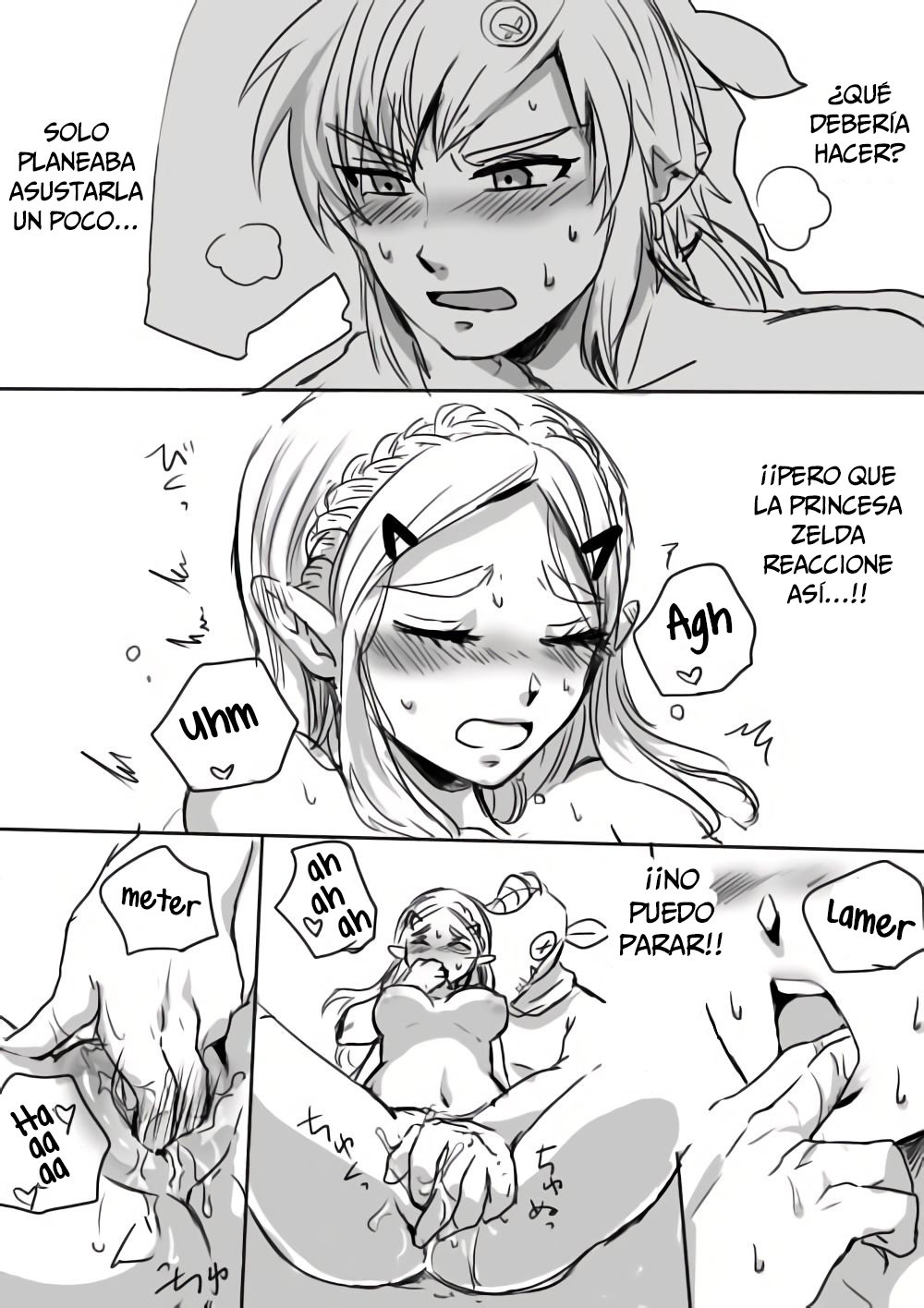 Link to Zelda no Shoshinsha ni Yasashii Sex Nyuumon | Introduccion Al Sexo Para Principiantes de Link y Zelda page 7 full