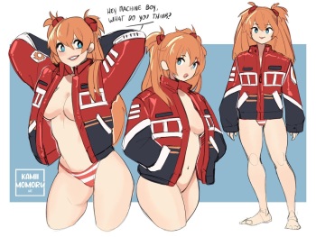 [Kamii Momoru] Rex x Asuka (Generator Rex, Neon Genesis Evangelion) cover