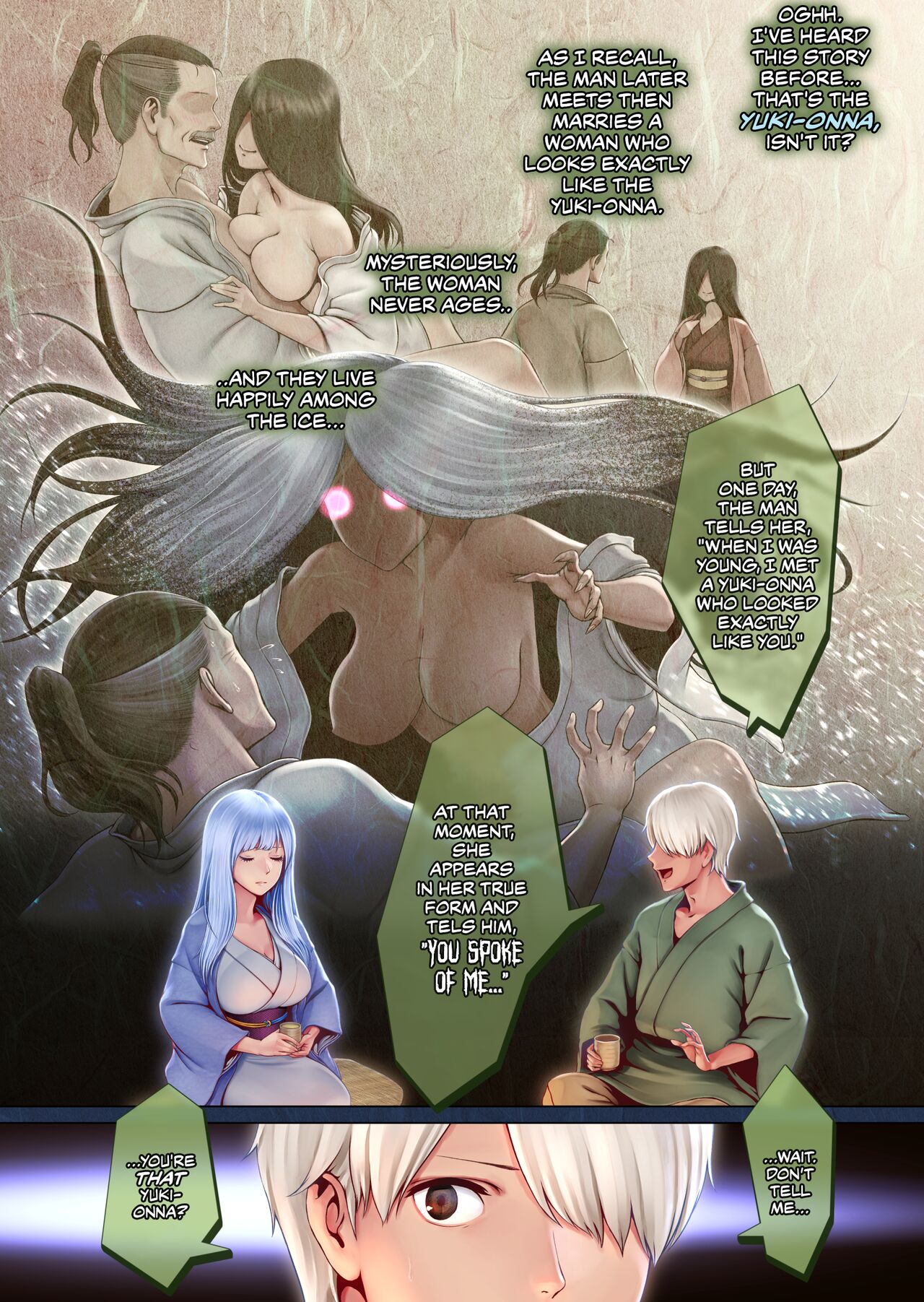 Yotogi no Yukionna Setsu ~Atatamenai to, Koorimasu~ | Setsu, the Yuki-onna of the Night ~Warm Her Up Lest She Freeze~ page 7 full