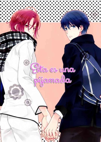 (C85) [Hagi (Shiramatsu)] Kyou wa Otomari na no de. | It's a Sleepover! (Free!)  [Spanish] [Whitelies Fansub] cover