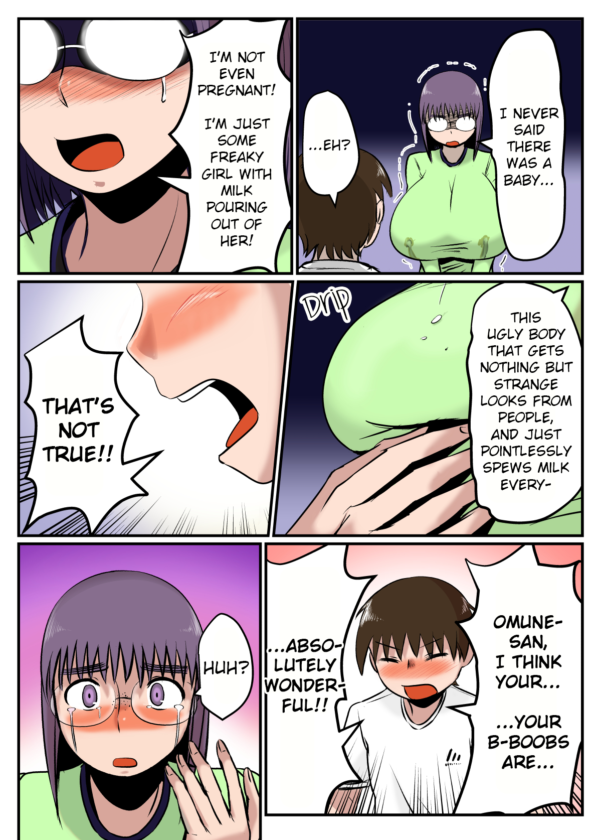 Bonyuu Taishitsu na Bakunyuu Onna ga SEX suru to Kou Naru - Full Color Ban | Big Milky Titty Girl Gets Like This When You Have Sex - Full Color Edition page 11 full