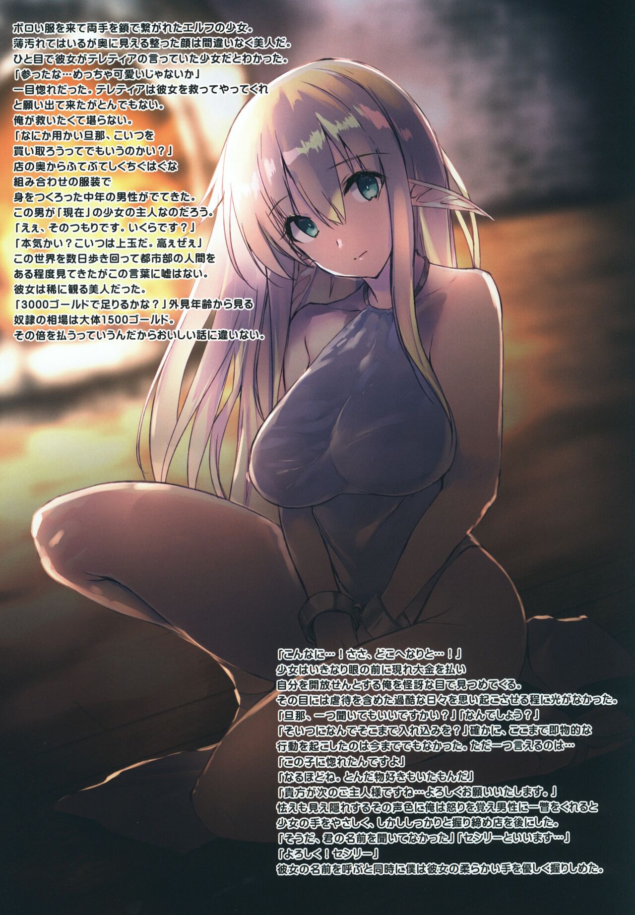 Dorei Elf to Sugosu Isekai Shinkon Seikatsu page 3 full