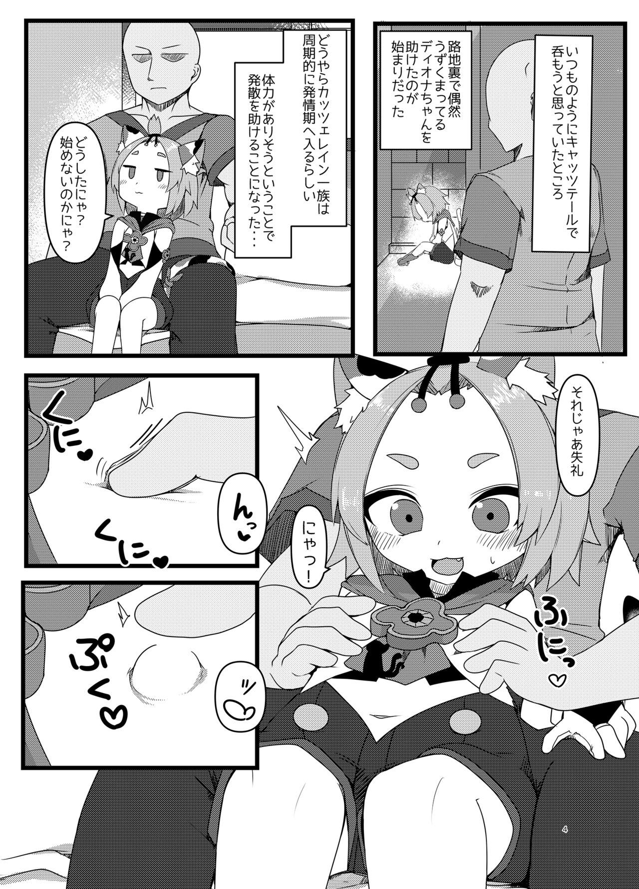 Diona-chan no Hatsujou Hannou page 3 full
