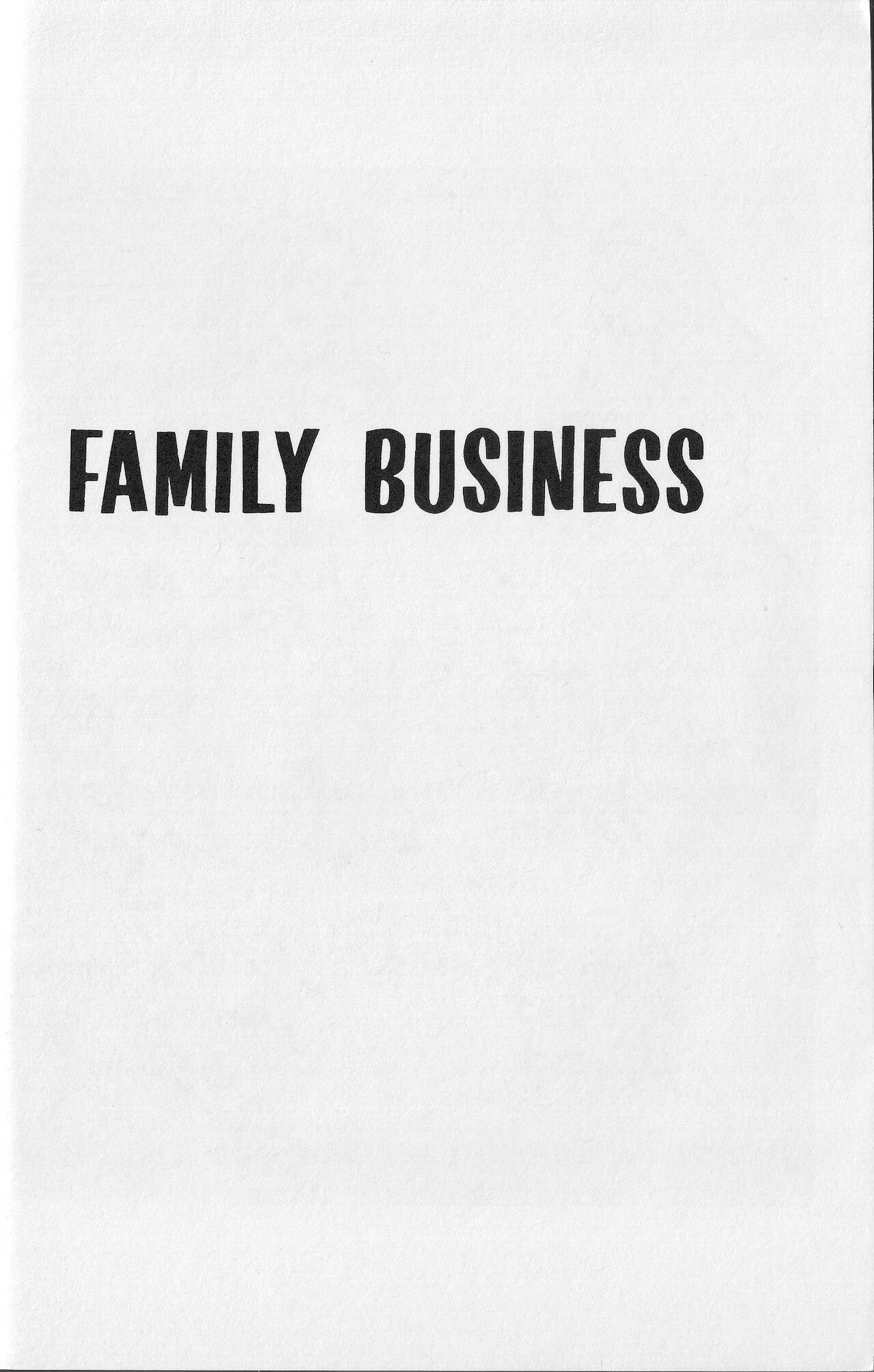 ERIC STANTON Family Affair 12: Family Business page 3 full