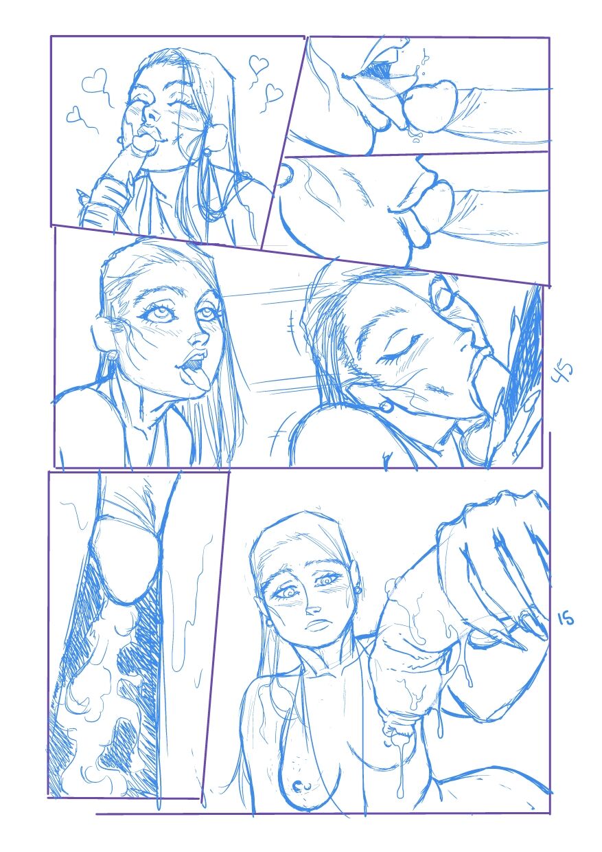 Summer Day With Natasha. Patreon Zoen. Sketch. page 12 full