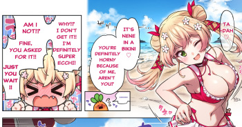 [hiyocc] ♡♡♡with bikini nnc  (hololive) (momosuzunene) [English] [Fanbox]+1page cover