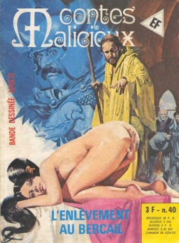 Contes Malicieux 40 - L'enlèvement au bercail par John (1977.11) [French] cover