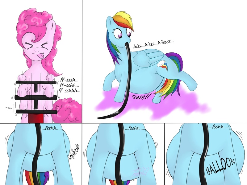 Rainbow dash belly inflation page 2 full