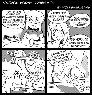 (wolfgang | wolfrad senpai) Pokémon Horny Green (Pokémon) (Spanish) [kalock] [En Progreso] cover