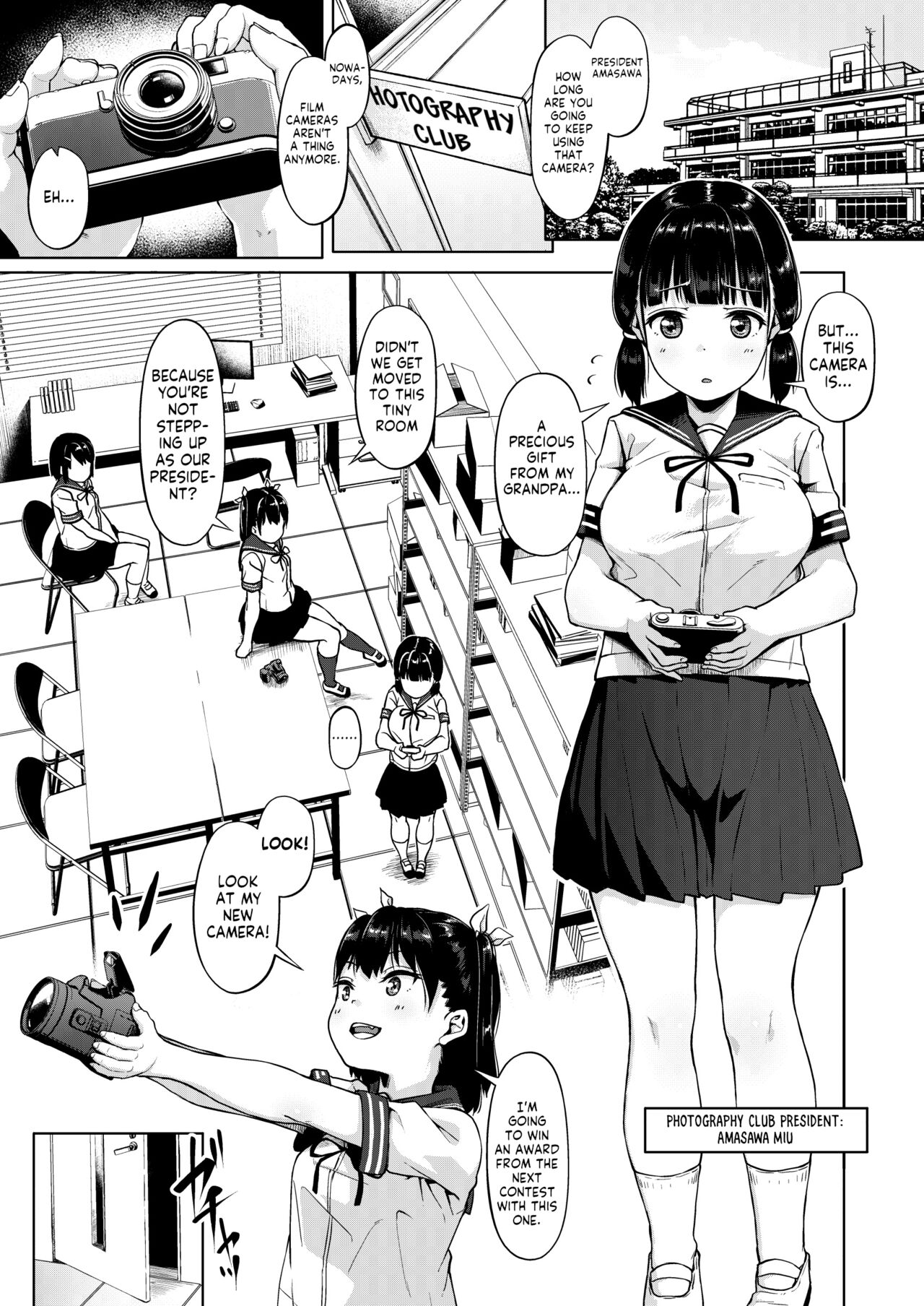 Joshi Shashin-bu to Oji-san Shidouin ~Kuimono ni Sareta Akogare~ page 3 full